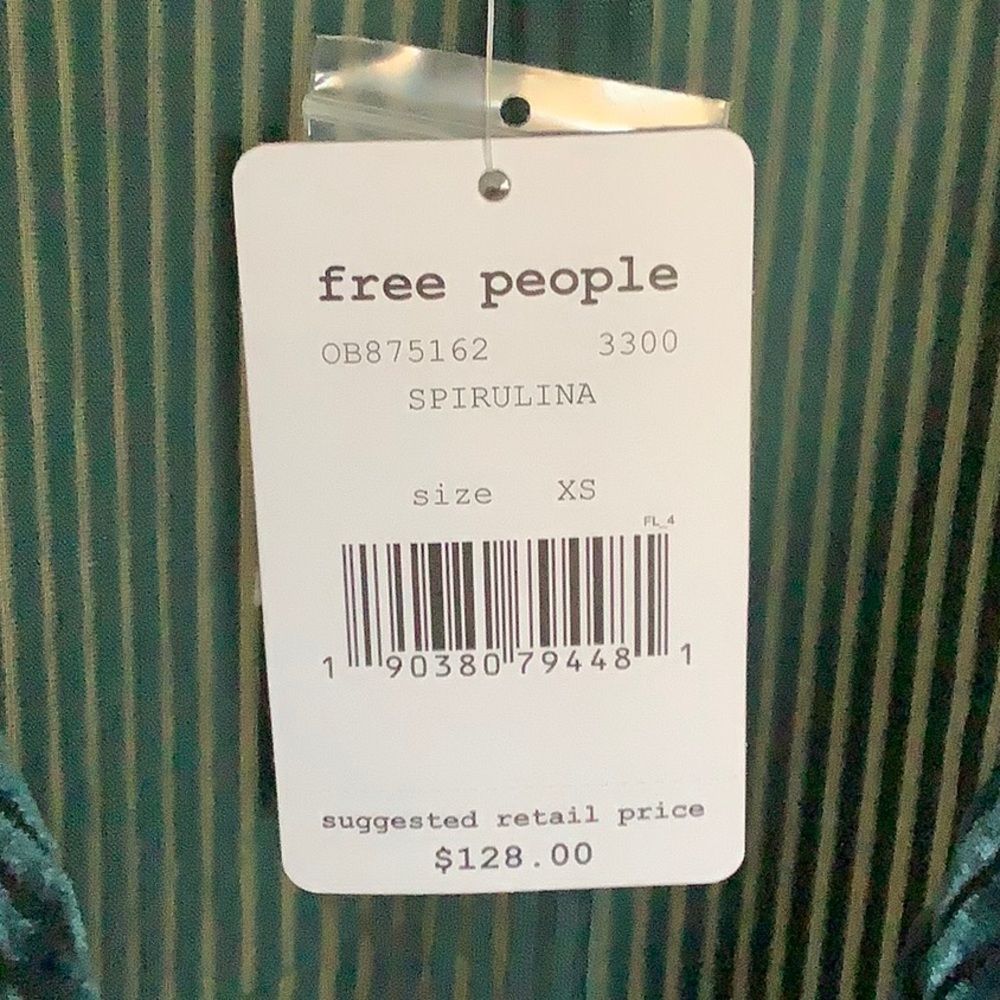Free People velvet top - Picture 3 of 3